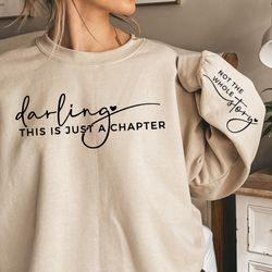 this is just a chapter not the whole story sweatshirt, gifts for girlfriend, mom gift, motivational, inspirational, comf