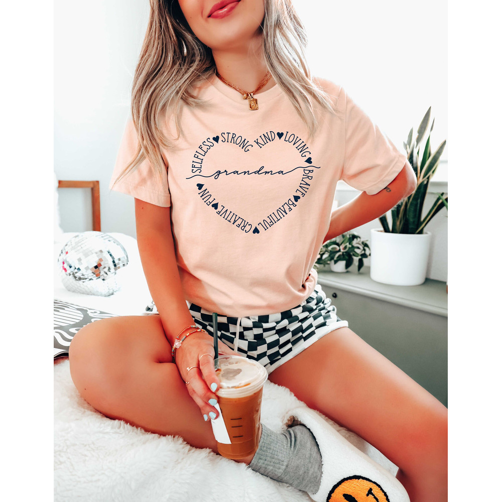 Selfless Strong Kind Loving Grandma Shirt, Gift for Grandma, Mothers Day Gift,Shirt for Grandma,Mothers Day Shirt for Grandma.jpg