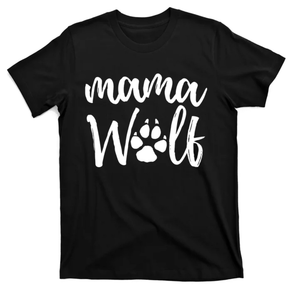 TeeShirtPalace Mama Wolf Wolves Wild Lover Mom Mother Gift T-Shirt.jpg