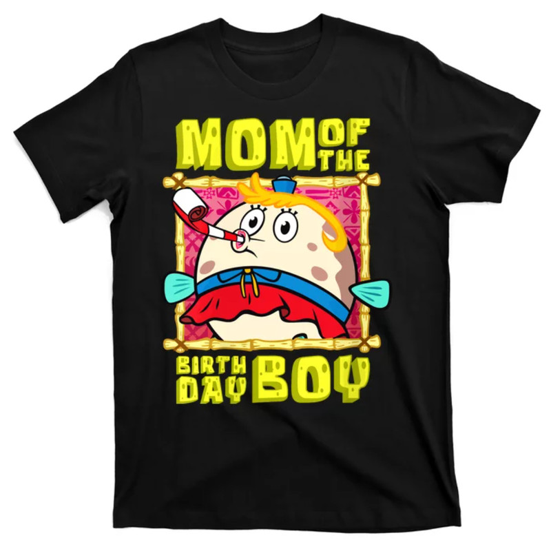TeeShirtPalace  Mom Of The Birthday Boy Mother Gift Match Movies T-Shirt.jpg