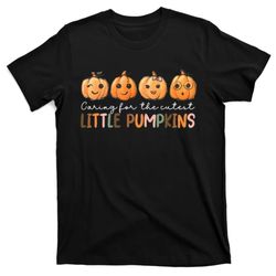 nicu nurse halloween cutest pumpkins mother baby nurse fall t-shirt
