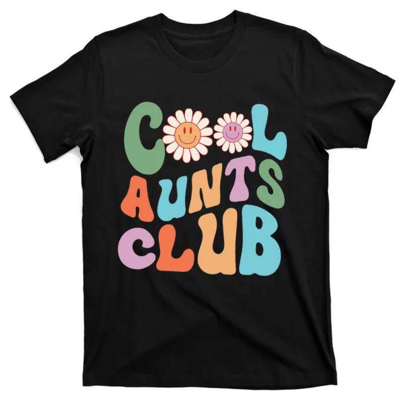 TeeShirtPalace Retro Cool Aunt Club Happy Auntie Mothers Day T-Shirt.jpg