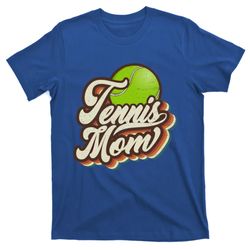 retro tennis mom sports mama mothers day gift t-shirt
