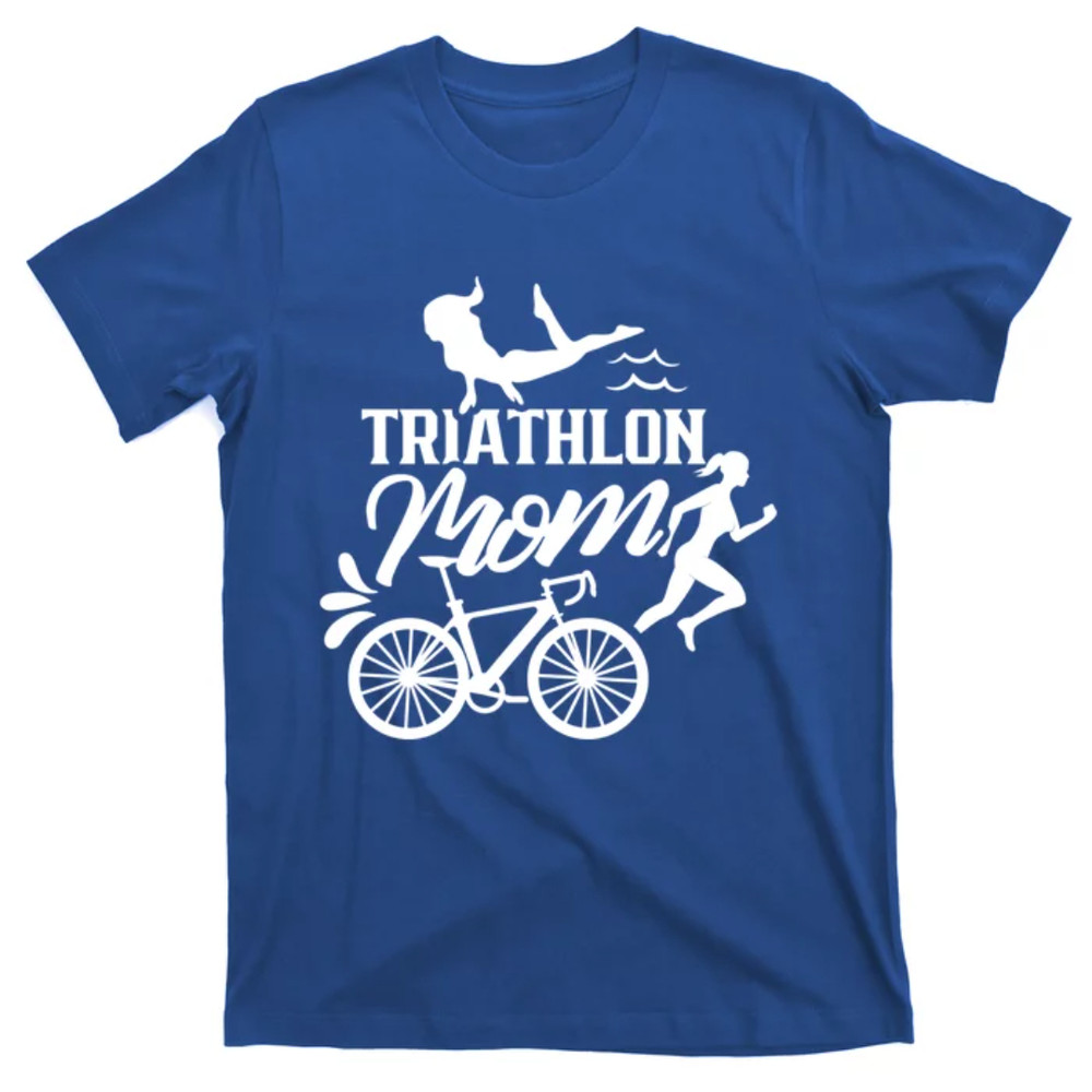 TeeShirtPalace Triathlon Mom Triathlons Sports Triathlete Mother Mommy Mama Meaningful Gift T-Shirt.jpg