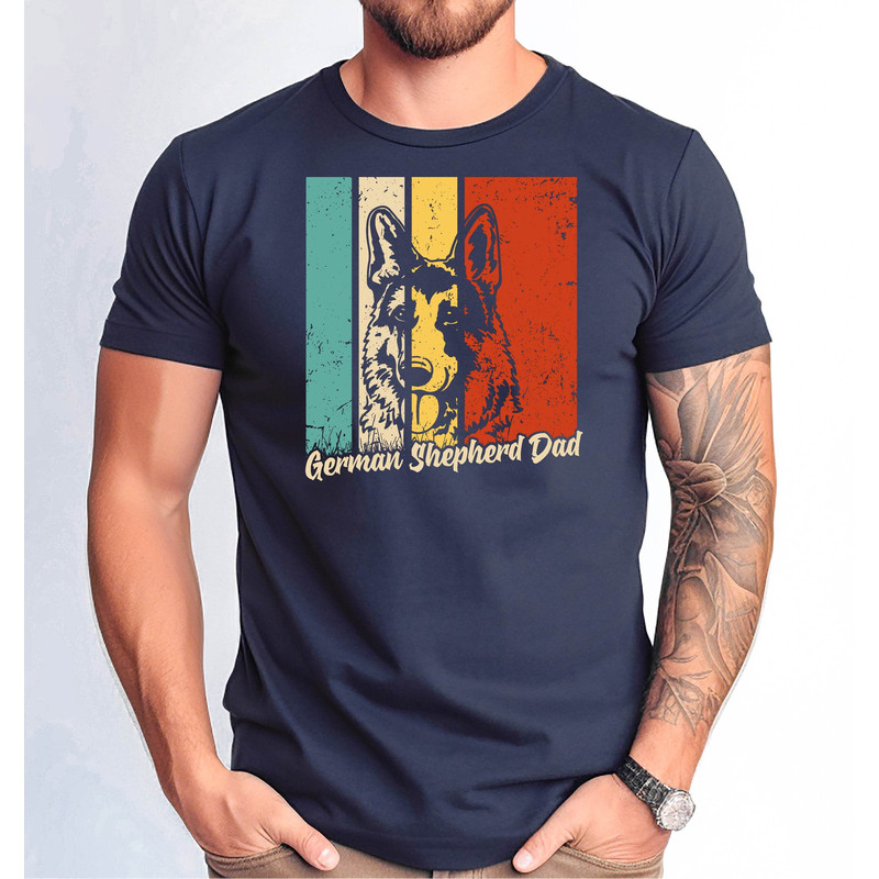 German Shepherd Dad Dog Shirt, Funny Father's Day German Shepherd Gift Tee, German Shepherd Owner Men Gift Tshirt.jpg