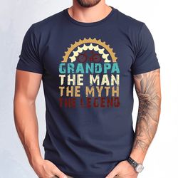 grandpa the man the myth the legend tshirt, cycling grandpa bike tshirt, cycling grandpa gift shirt, cycling tee, distre