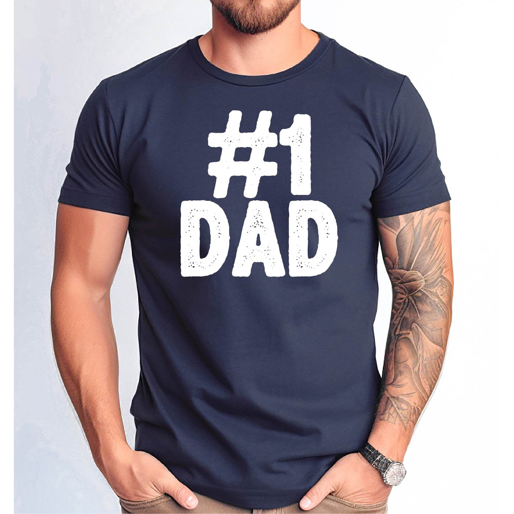Number 1 Dad Shirt, No 1 Dad Tshirt, Funcle the Fun Dad Tshirt, Father's Day Dad Gift Tee, Dad Birthday Gift Tshirt.jpg