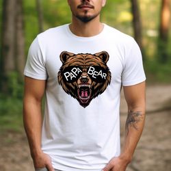 papa bear tshirt, papa bear sunglass shirt, husband present shirt, fathers day tshirt gift for dad, dad birthday papa be