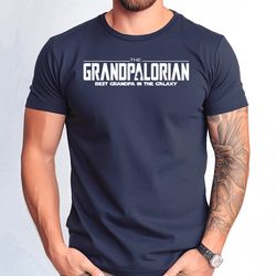 the grandpalorian shirt, best grandpa in the galaxy shirt, funny grandpa shirt, fathers day grandpa gift tee, fathers da