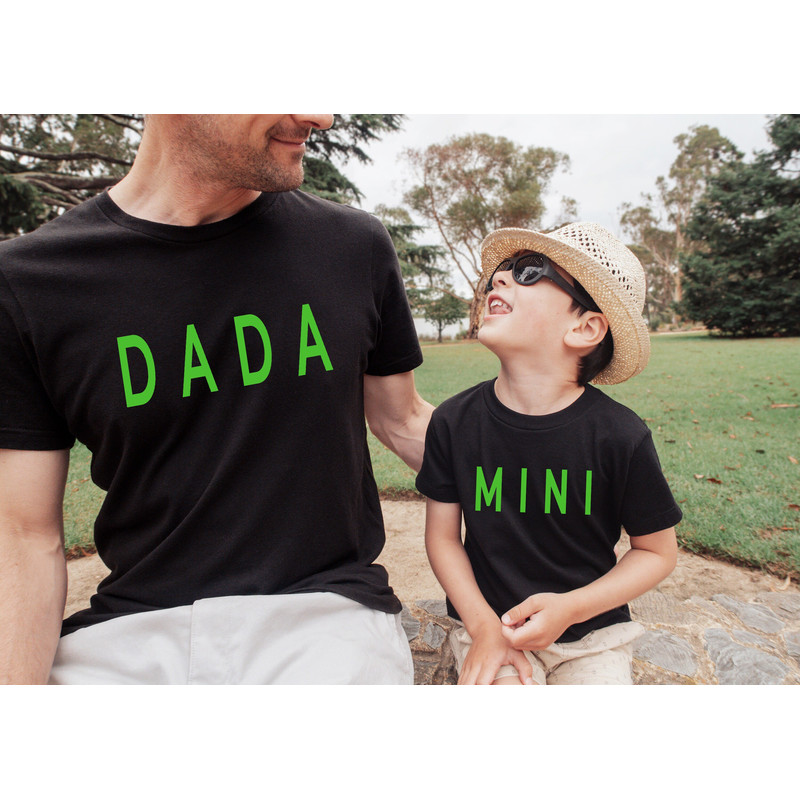 Dada Mini Shirts,Matching Family Shirts,Family Graphic Tee,Mini Me Shirt,Daddy and Me Shirts,Dad Life shirt,Father Day Gift,Father Birthday.jpg