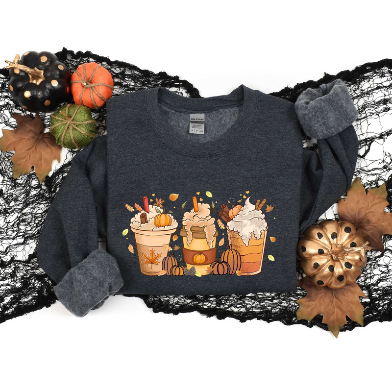 Pumpkin Juice, Fall Coffee Lover Long Sleeve, Hello Fall Shirt, Fall Shirt Gift For Women, Cute Fall Shirt, Cute Coffee Lover Tee.jpg