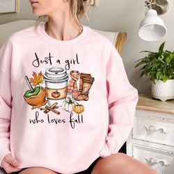 just a girl who loves fall shirt fall shirt, pumpkin shirt, fall girl shirt, hello pumpkin shirt, fall vibes shirt, autu