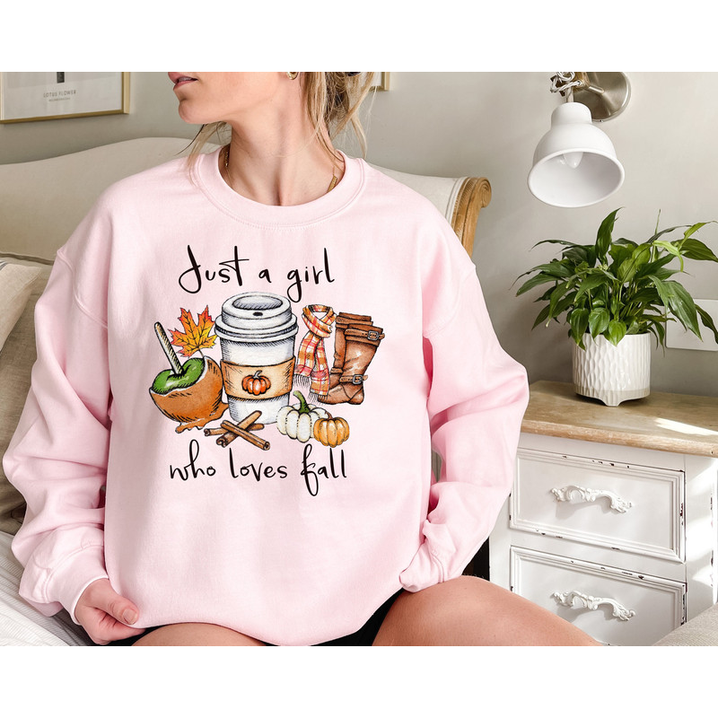 Just a Girl Who Loves Fall Shirt  Fall Shirt, Pumpkin Shirt, Fall Girl Shirt, Hello Pumpkin Shirt, Fall Vibes Shirt, Autumn Vibes Shirt.jpg