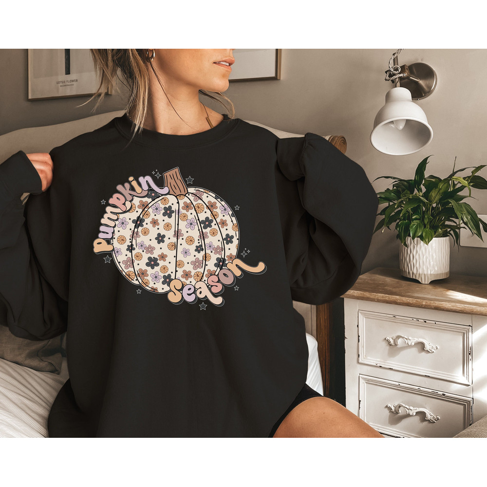 Pumpkin Season Sweatshirt, Cute Fall Sweatshirts for Women, Thanksgiving Gift, Halloween Sweatshirts For Women,Fall Gifts,Autumn Sweatshirt.jpg