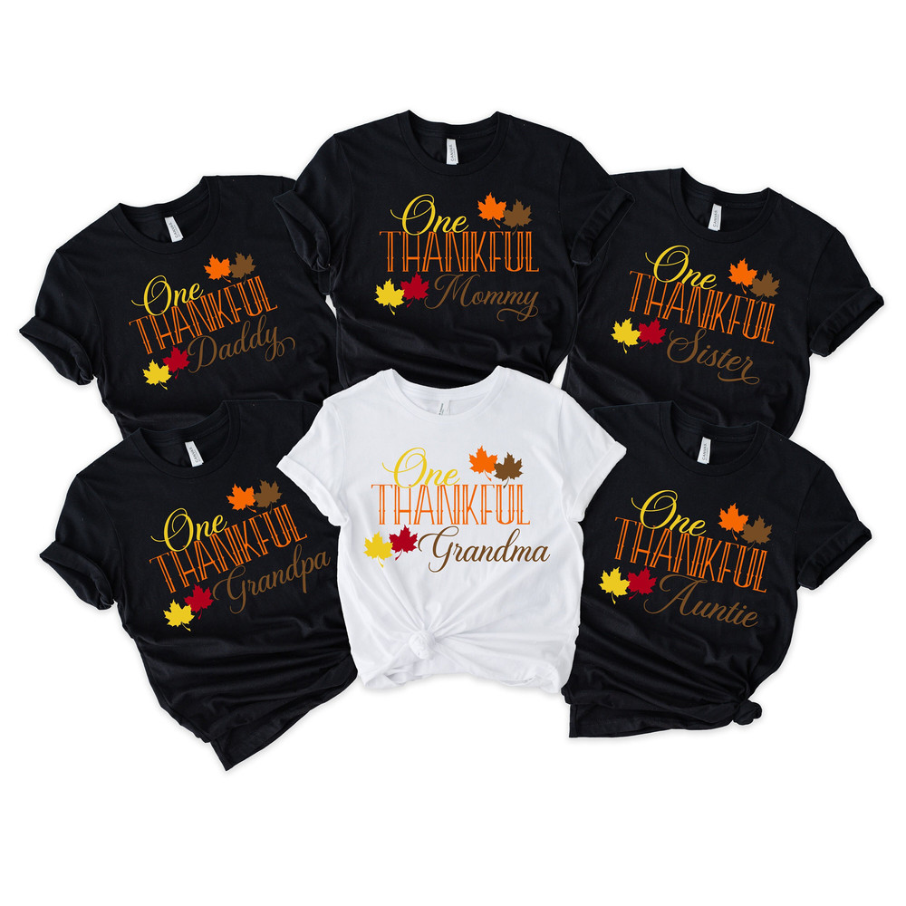 Custom Family Name Matching Thanksgiving Shirts, Thankful For My Family Shirt, Fall Shirt, Thanksgiving shirt, Family Thanksgiving T-shirt.jpg