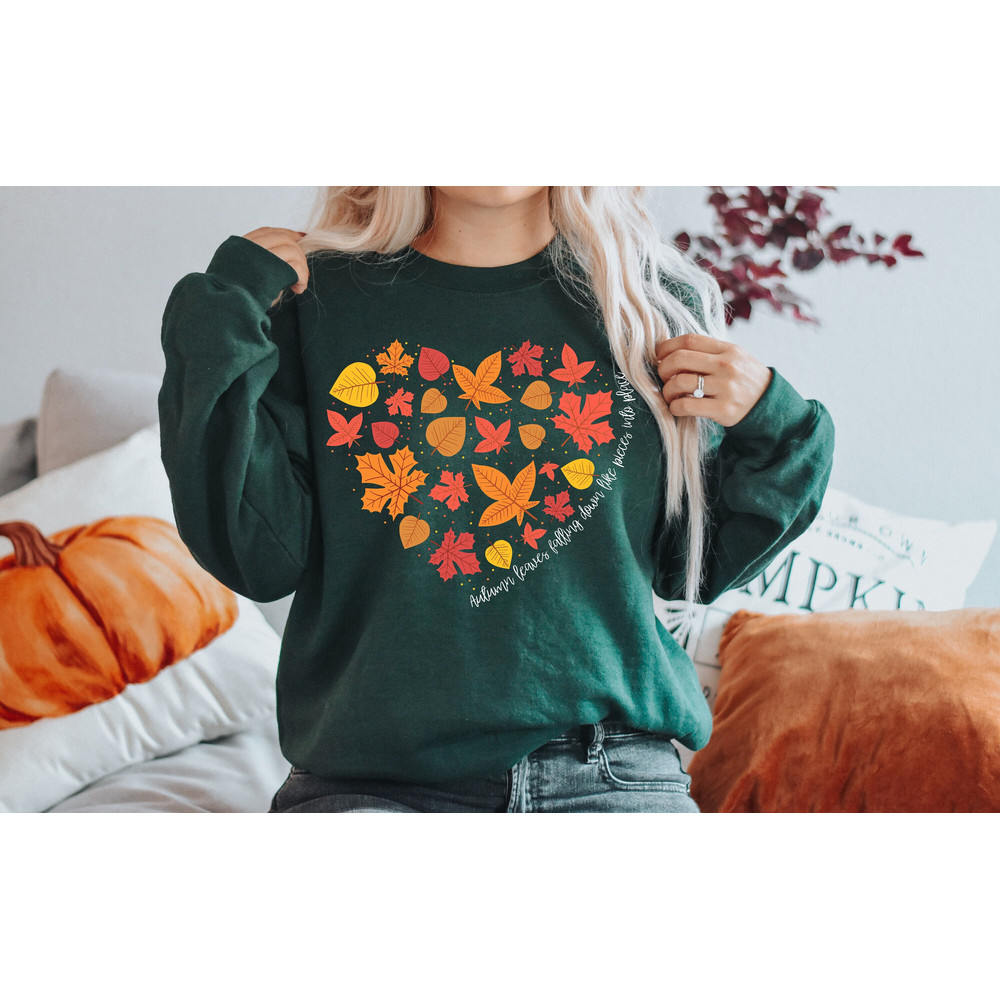 Fall Leaves Sweatshirt, Autumn Leaves Heart shirt, Fall Heart shirt,Thanksgiving Gift, Fall Gift for Women, Fall Gifts,Fall Lovers Shirt,.jpg