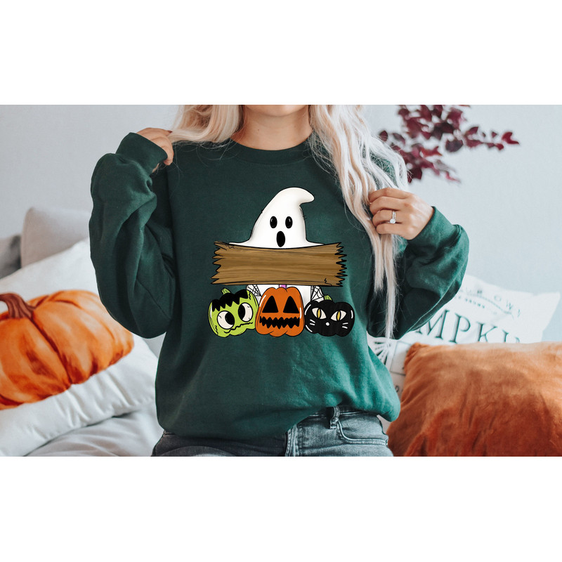 Ghost Pumkin black cat shirt, kids Halloween Shirt,Trick or Treat shirt,Halloween ghost shirt,Halloween Pumpkin cat Shirt,Ghost cat Shirt.jpg