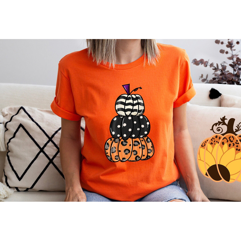 Halloween pumpkin Shirt, pumpkins Shirt, Halloween Shirt, Gift For Halloween, Funny Trick or Treat Shirt, Thanksgiving Shirt,Halloween tee.jpg