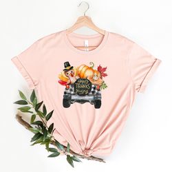 happy thanksgiving shirt, buffalo plaid thanksgiving shirt, thanksgiving family shirts, fall shirt, thankful family shir