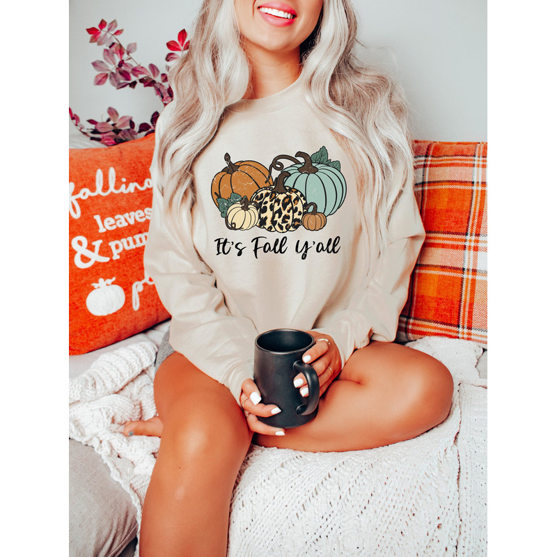 Its Fall Yall Shirt, Fall Shirts, Fall Tshirt, Cute Fall Graphic Tees, Autumn Shirt, Thanksgiving Shirt, Pumpkin Shirt, Pumpkin Fall Shirt.jpg