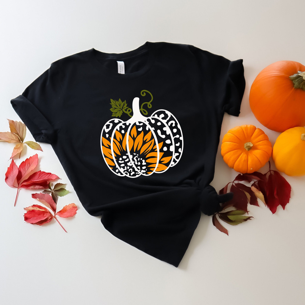 Leopard Pumpkin shirt, Fall Y'all Pumpkin Shirt, Halloween shirt, Fall sunflower Shirt, Cheetah Pumkin Shirt, Thanksgiving shirt, Autumn tee.jpg