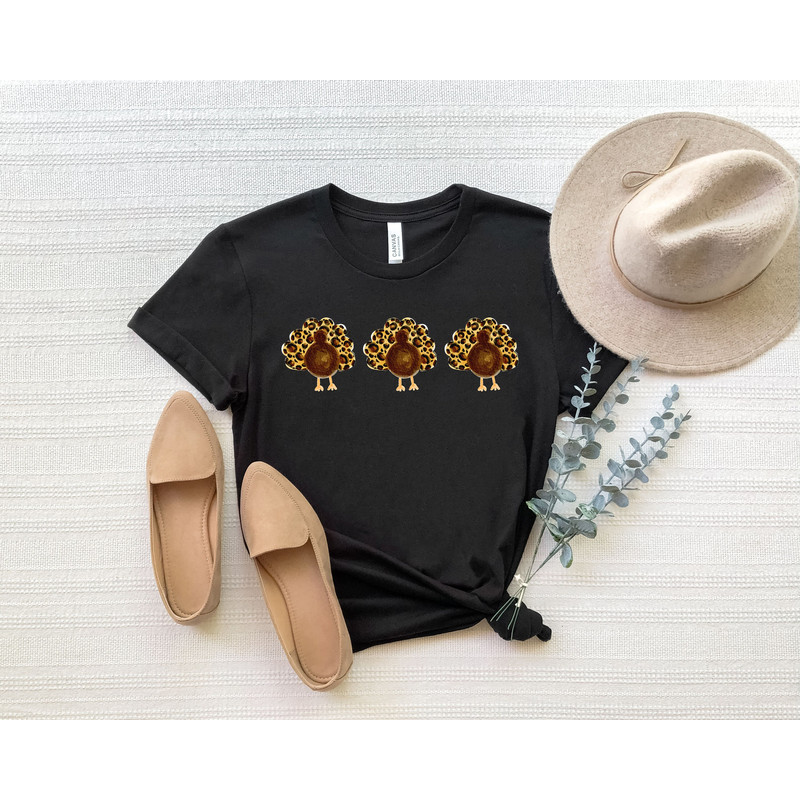 Leopard Turkey Shirt, Thanksgiving T-Shirt, Leopard Thanksgiving Shirt, Thanksgiving Family Shirts, Thanksgiving Shirts, Cheetah shirt,.jpg