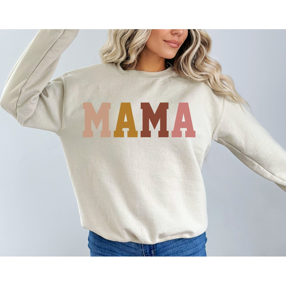 Mama Crewneck,Mama shirt, Grandma Sweatshirt,Nana Sweatshirt, Gift For Mother, Mom Hoodie, New Mom Shirt, Grammy Shirt,Mother's Day Gift,.jpg