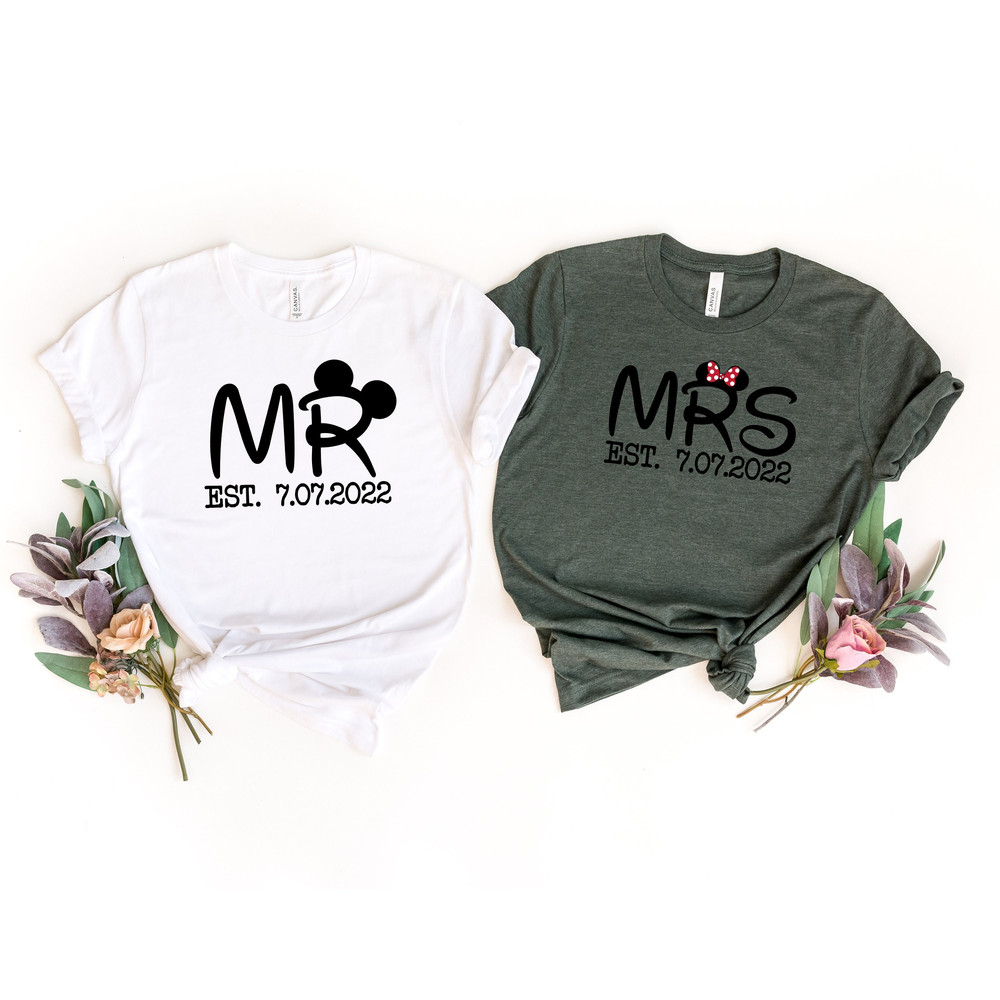 Mr. And Mrs. Disney T-Shirt,Mickey and Minnie Disney Shirts, Disney Couple Shirt, Disney Matching Tees, Disney Family Shirts,Honeymoon Shirt.jpg