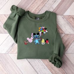 stitch shirt, disney shirt, disneyland shirt, disney group shirt, stitch tee, stitch snacks shirt, stitch balloon shirt,