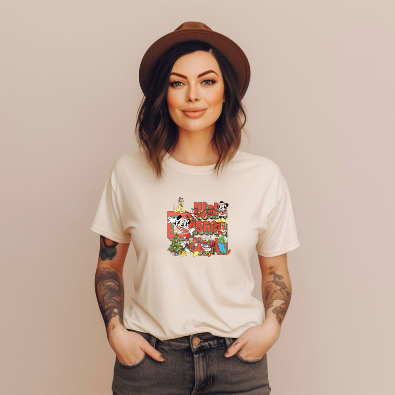 Vintage Walt Disney World Christmas Shirt, Mickey and Friends Christmas Shirt,Disney Family Christmas Shirt,Disney Holiday Shirt, sweatshirt.jpg