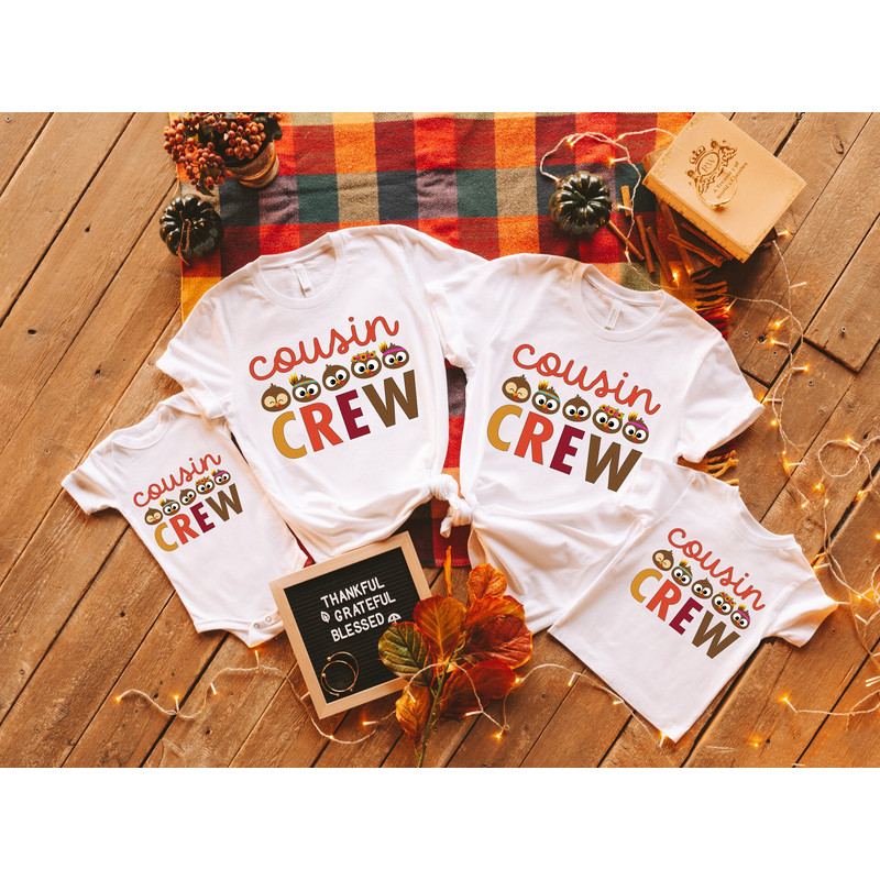 Cousin Crew Turkey Shirts, Cousin Crew Thanksgiving Shirts, Thanksgiving Shirt, Thanksgiving Kids Shirts, Cousin Crew, Turkey Shirt.jpg