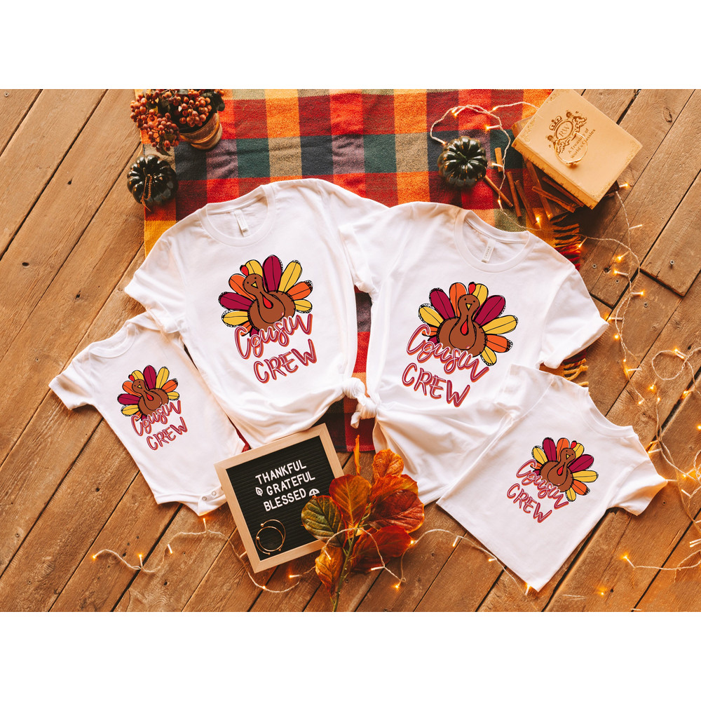 Cousin Crew Turkey Shirts, Cousin Crew Thanksgiving Shirts, Thanksgiving Shirt, Thanksgiving Matching Shirts, Cousin Crew, Turkey Shirt.jpg