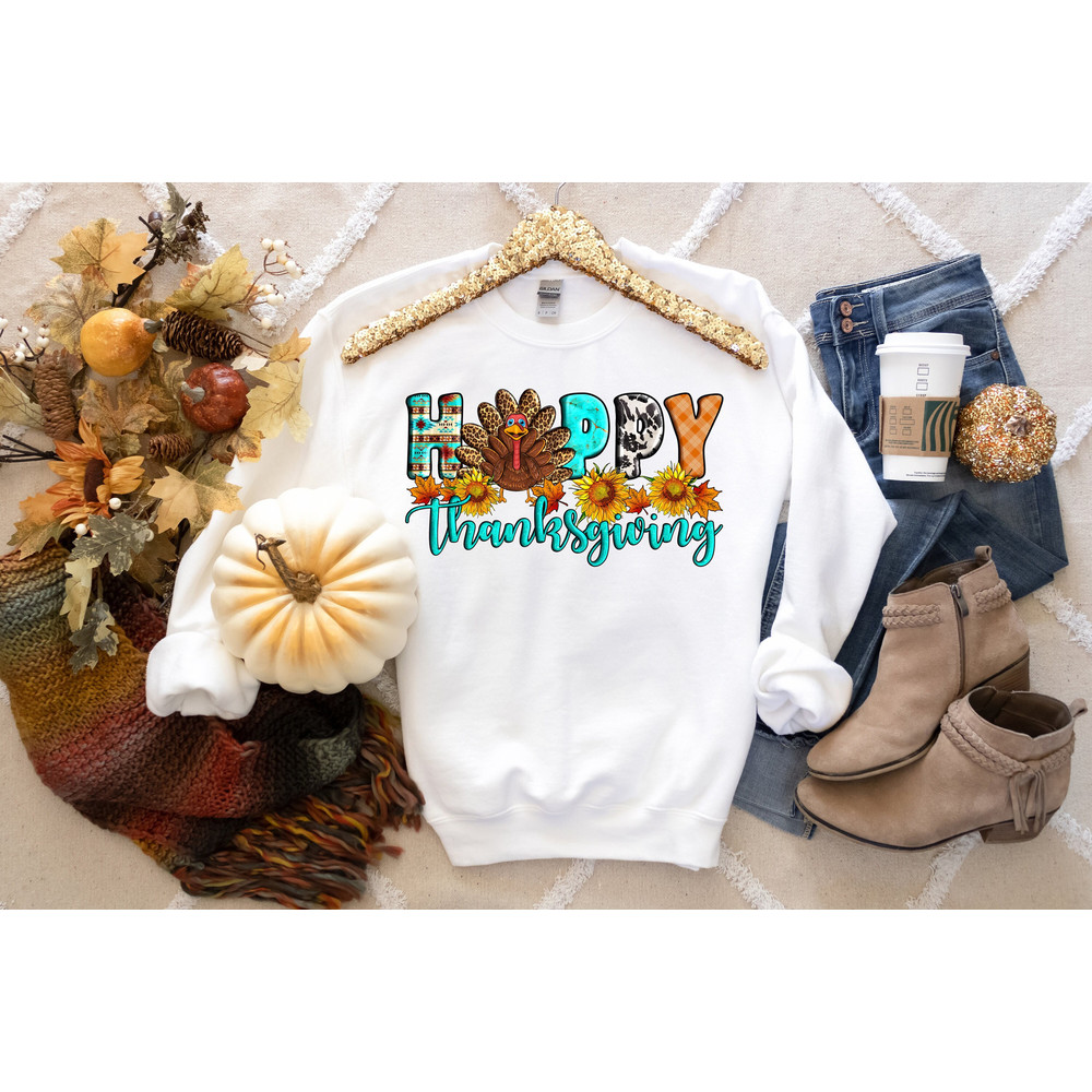 Happy Thanksgiving Turkey Shirt, Thanksgiving Shirt, Turkey Shirt, Gift For Thanksgiving, Thanksgiving Day Shirt, Thanksgiving Family Shirt.jpg