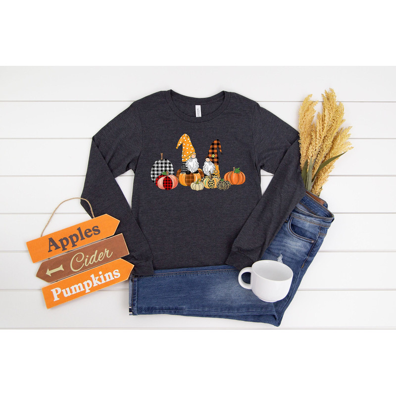 Thanksgiving Gnomes Shirt, Gnome Shirt, Buffalo Plaid Shirt, Thanksgiving with my Gnomies, Happy Thanksgiving Shirt, Thanksgiving Gift.jpg