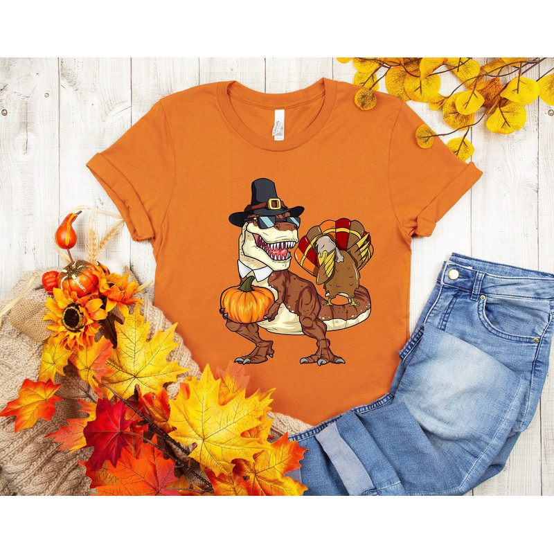 TRexgiving Shirt, T-Rex Shirt, Happy TRexgiving Shirt, Funny Thanksgiving Shirt, Cute Dinosaur Shirt, Thanksgiving Shirt, Thanksgiving Gift.jpg