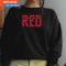 Loving Him Was Red Funny Shirt, Kansas City Red Short Sleeve Unisex T Shirt.jpg