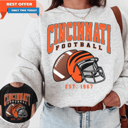 vintage cincinnati football shirt, vintage style unisex t shirt tee tops