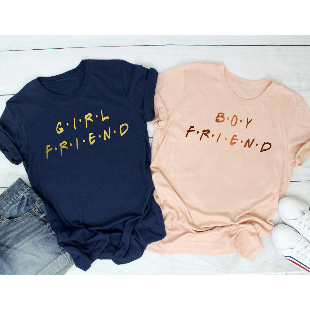 Friends Themed Boyfriend Girlfriend Shirts  Matching Couple Shirts  Friends TV Show  Boyfriend Gift  Couple Shirts  Couple Goals.jpg