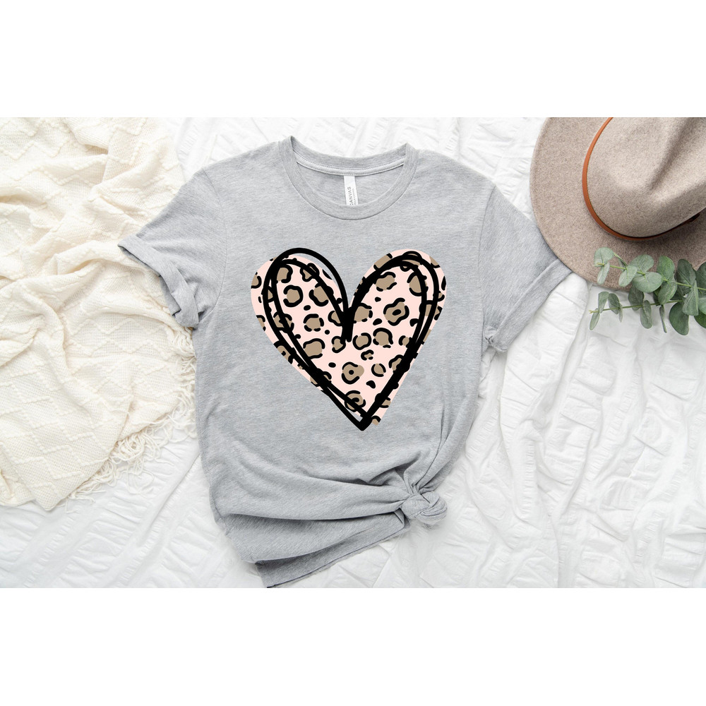 Love Valentines Day Shirt, Valentines Day Shirts For Woman, Heart Shirt, Cute Valentine Shirt, Valentines Day Gift, Leopard Valentines 1.jpg