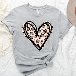 love valentines day shirt, valentines day shirts for woman, heart shirt, cute valentine shirt, valentines day gift, leop