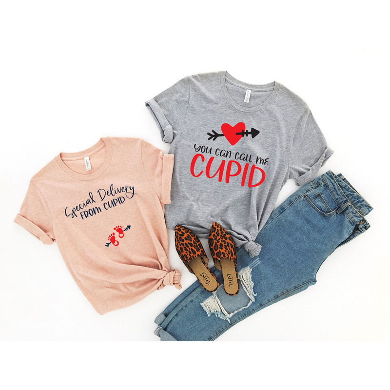 Special Delivery From Cupid Shirt, Just Call Me Santa, Pregnancy Announcement Shirt, Couple Valentines Shirts Pregnancy Reveal,mom dad to be.jpg