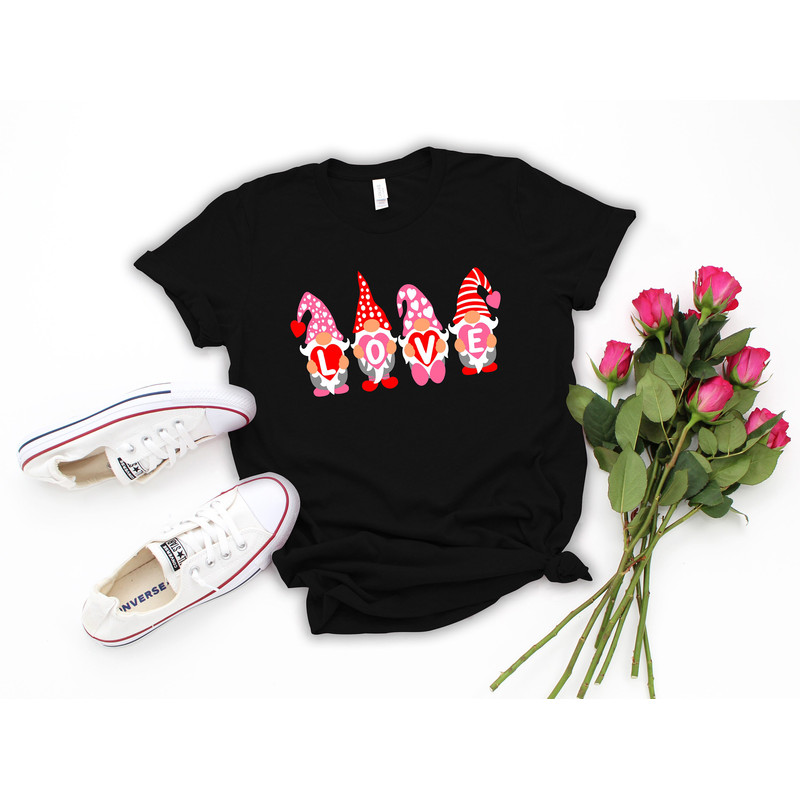 Valentine Gnomes with Heart Shirt,Valentines Day Shirts For Woman,Heart Shirt,Cute Valentine Shirt,Cute Valentine Tee,Valentines Day Gift.jpg