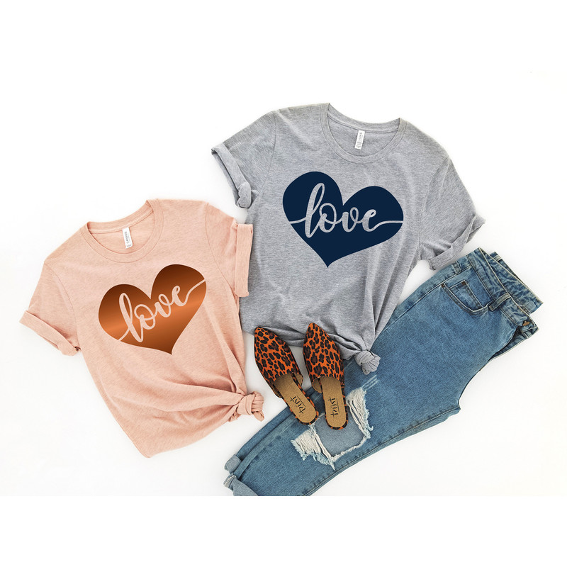 Valentines Day Shirt, Heart T-shirt, Cute Love Shirt, Love Shirt, Valentine's Day Love Shirt, Love Shirt for Valentine, Valentine's Day Gift.jpg