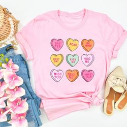be mine shirt, conversation hearts shirt, xoxo sweatshirt, valentines day shirt, couple shirt, gift for her, gift for va