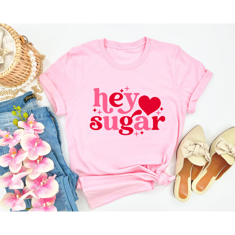 Funny Valentine's Day Shirt, Hey Sugar Pie Graphic Tee, Valentine's Shirt For Women, Valentines Sweatshirt, Sweet Love gift, valentine tees 1.jpg