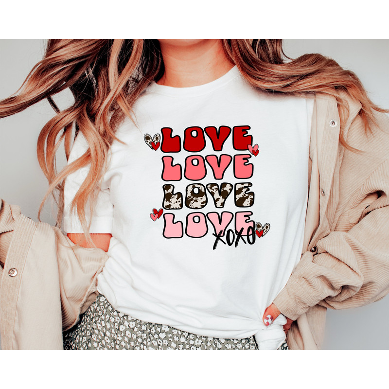 Valentine's Day Shirt, Love Love Love Shirt, VDay Shirt, Cute Valentines Shirt, Valentines Shirt, Valentine Shirt,.jpg