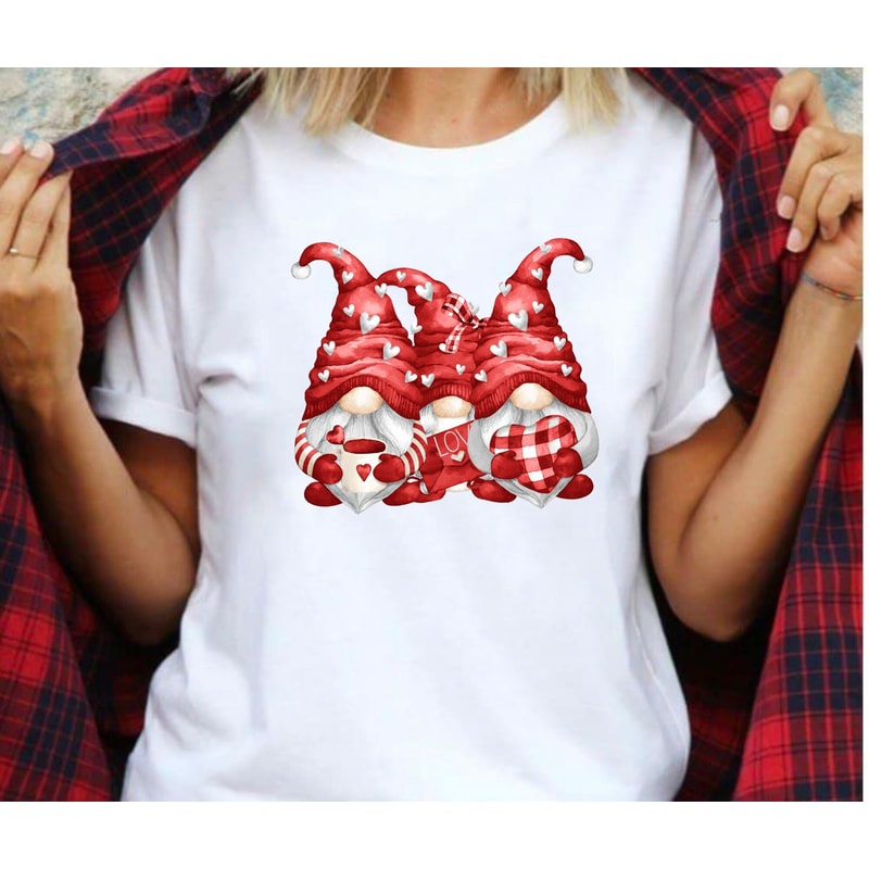 Love Gnomes Shirt, Valentines Gnomes Shirt, Funny Valentines Shirt, Cute Gnomes Shirt, Valentines Shirt, Gift For Valentines, Funny Shirt.jpg