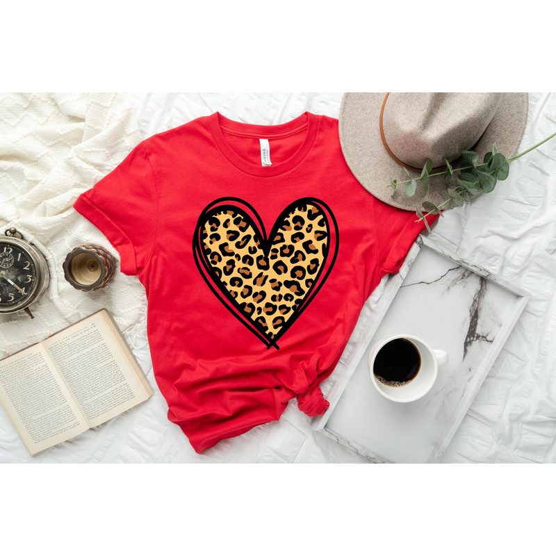 Leopard Print Valentines Shirt,Plaid Valentines Day Shirt,Valentines Day Shirts For Woman,Heart Shirt,Valentines Day Gift,Cute Valentine Tee.jpg