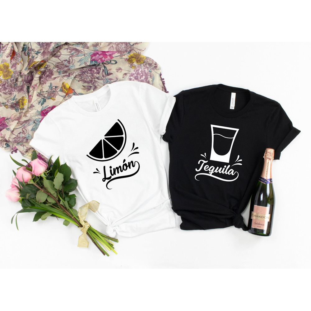Limon Shirt,Tequila Shirt,Funny Valentines Shirt,His & Hers, Matching Shirts, Wedding Gift,Couple Valentines Gift,Love Shirt, Couple Shirt.jpg
