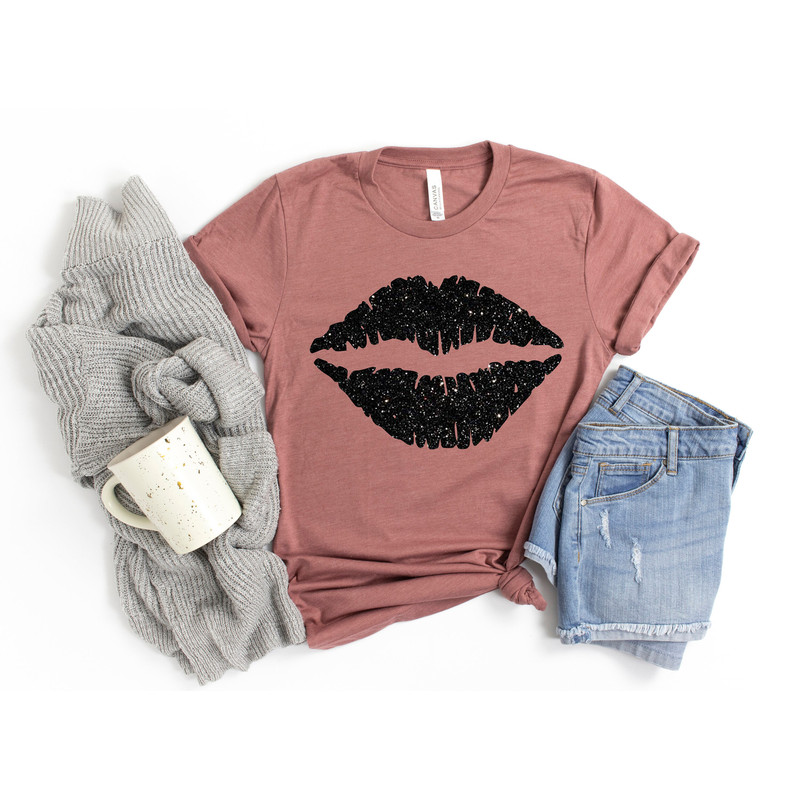 Lips Kiss Valentine's Day Shirt, Lipstick Kiss Shirt, Womens Valentines Day Shirt, Kisses Women T-Shirt, Kiss Shirt, Valentines Gifts.jpg